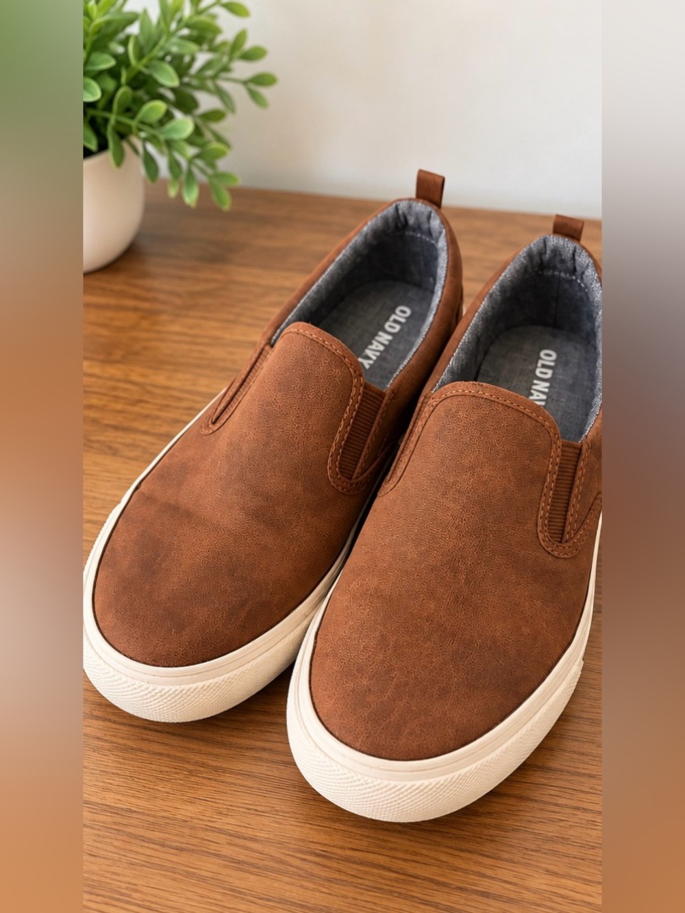 Old Navy Slip-On Casual Shoes in Brown